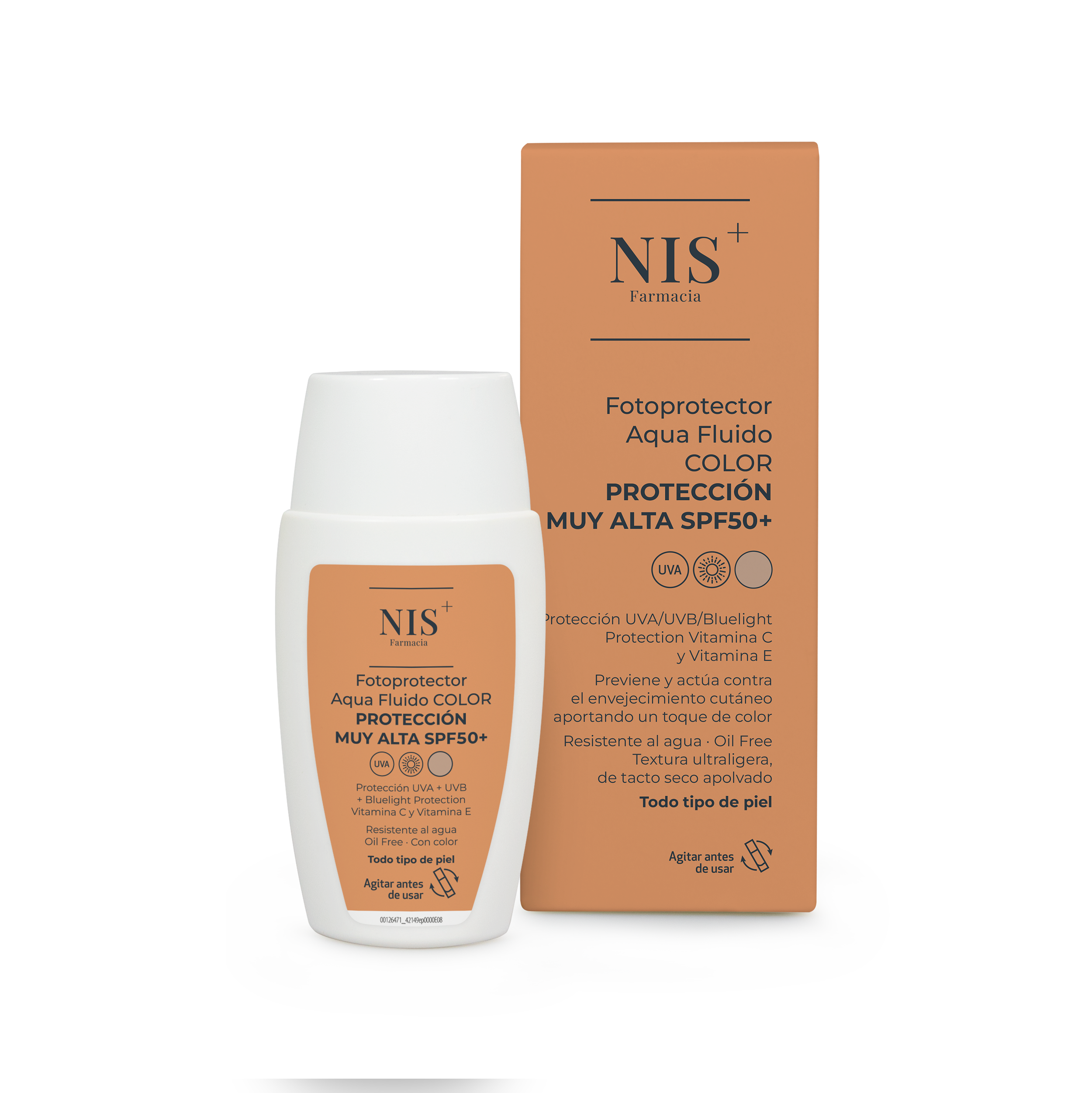 Aqua Fluido Color SPF50+ NIS+